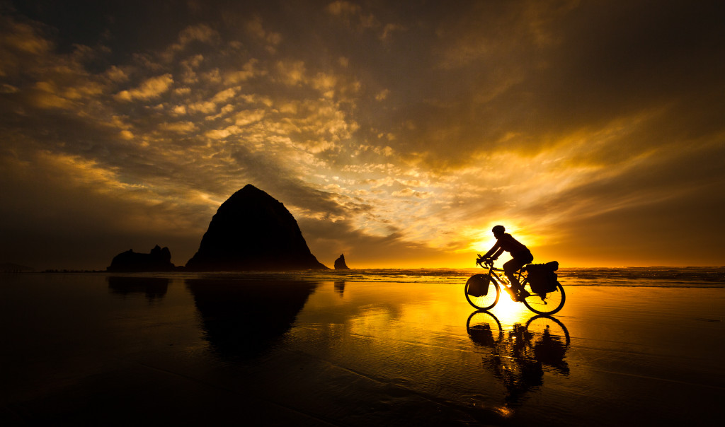 Coppola Photography: Canon Beach tourism adventure cycling shoot of bike tourist, lifestyle, travel, portrait. Natural lighting. CT commercial image.