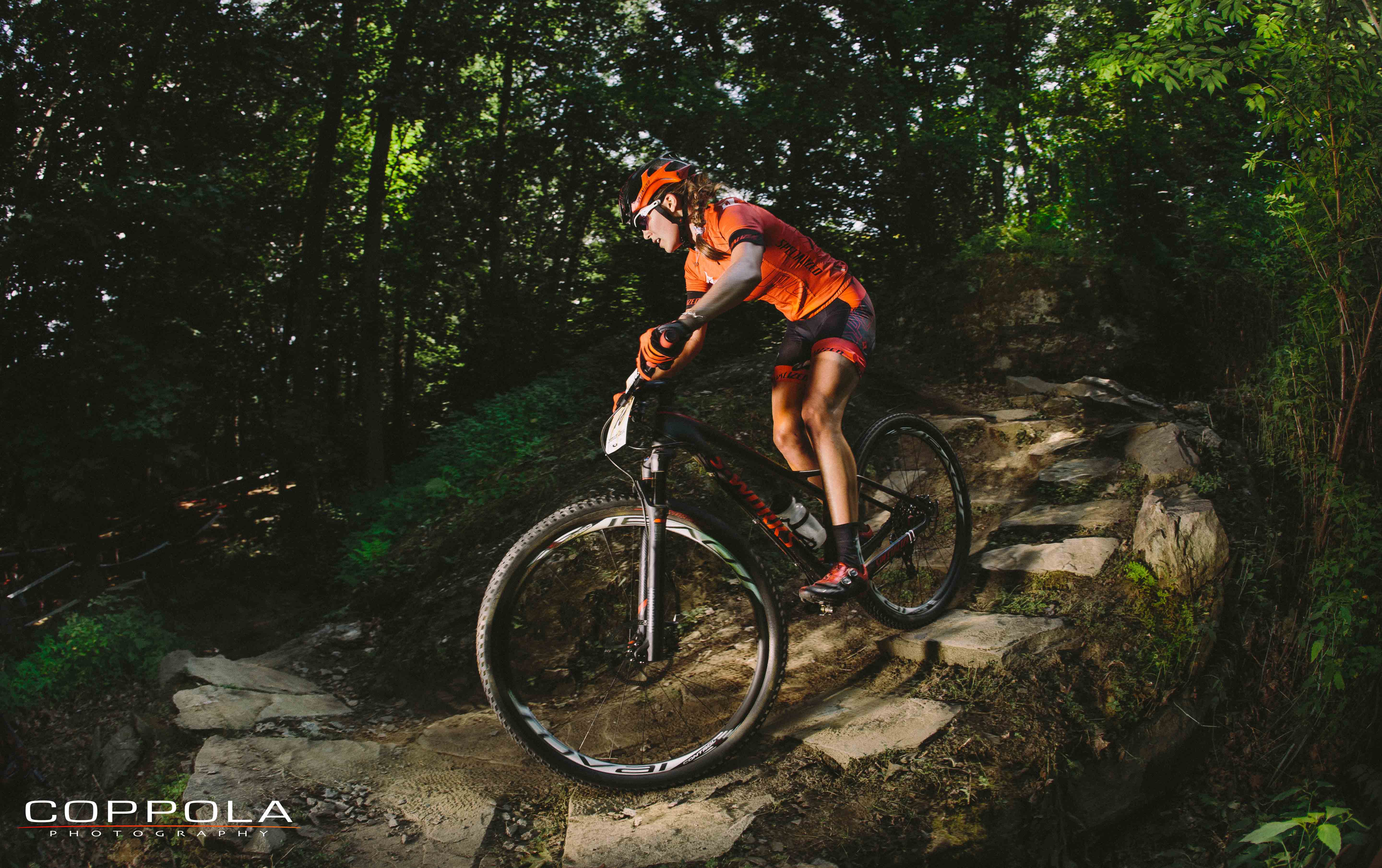 Coppola Photography: Kate Courtney, National Champion Mountain Biker, on location athlete action shoot. Adventure, lifestyle, portrait, people, cyclist. mountain bike images