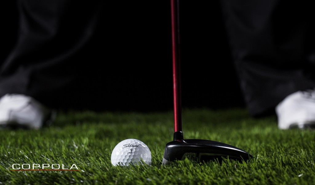Golf sthlete studio image titleist ball and club