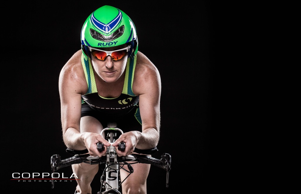 pro athlete studio image triathlete Kelli Montgomery